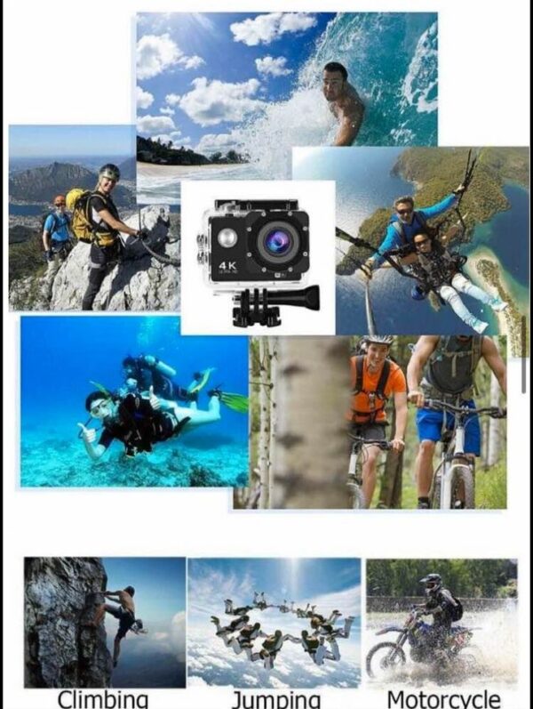 : 4K 2" 16MP 1080P WIFI Waterproof Sports Action Camera DVR Recorder