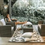 : Brand New Outdoor Furniture Lounge Dining Setting Rattan Wicker 4 Seater Sofa