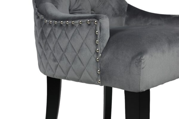 French Provincial Accent Dinning Chair- Luxury Model - Black
