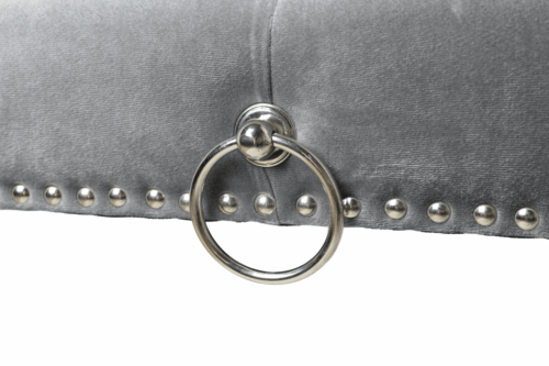 : Luxury French Elegance : 160 cm & 200 cm Dining Seat Bench With Six Legs And Wooden Seat Support – Grey