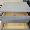 20250615_130837 Grey Velvet 2-Drawer Bedside Table – Modern Elegance with Storage
