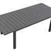 Ella Outdoor Extendable Dining Table – 6 to 8 Seater With Smooth Pull-Out Mechanism - Black Frame