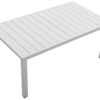Ella Outdoor Extendable Dining Table – 6 to 8 Seater With Smooth Pull-Out Mechanism - White Frame