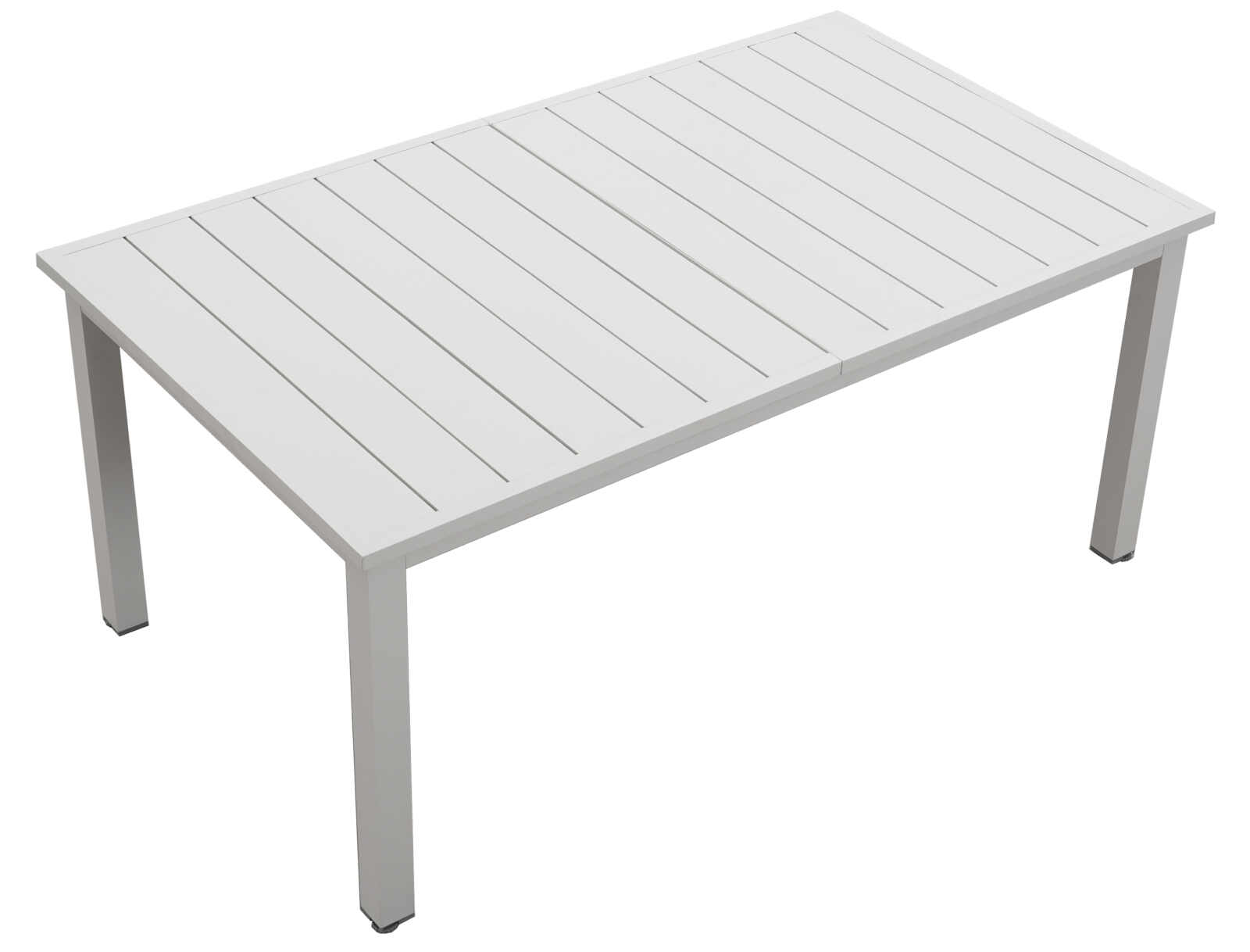 Ella Outdoor Extendable Dining Table – 6 to 8 Seater With Smooth Pull-Out Mechanism - White Frame