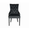 Zara French Luxury Provincial Accent Dinning Chair Black Solid Wood Leg Black6 Zara French Luxury Provincial Accent Dinning Chair Black Solid Wood Legs - Black Velvet