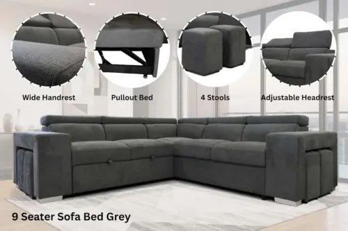 Modern modular couch in perth showroom