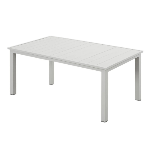 Ella Aluminium Outdoor Extendable Dining Table – White