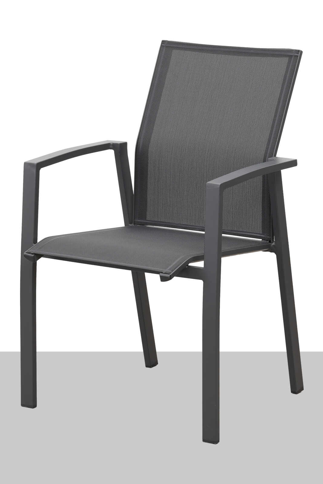 Ella Outdoor Extendable Dining Table Set With Chairs Powder Coated Aluminium – Black Frame - Image 8