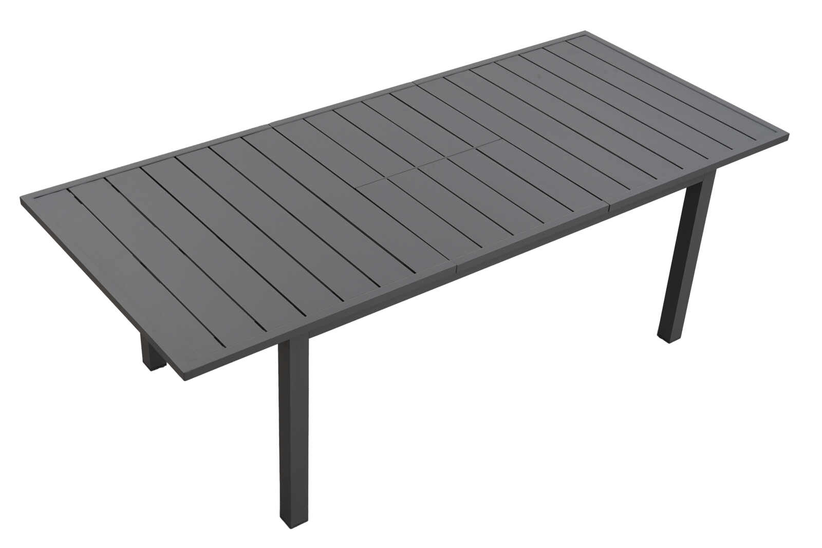 Ella Outdoor Extendable Dining Table Set With Chairs Powder Coated Aluminium – Black Frame - Image 7