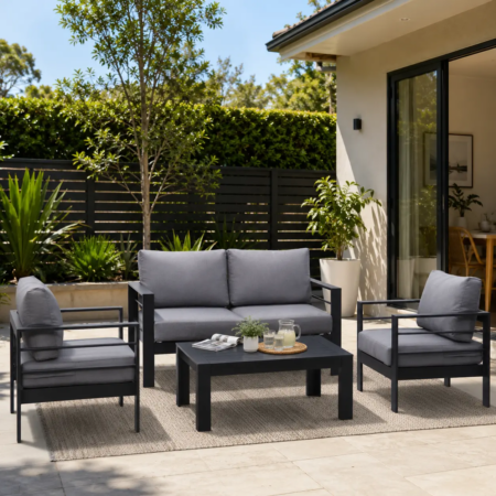 4 seater hamilton bg black