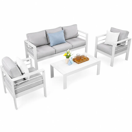 5 seater hamilton white