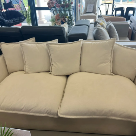 Boho Cloud sofa in classic cream with deep cushioned seating