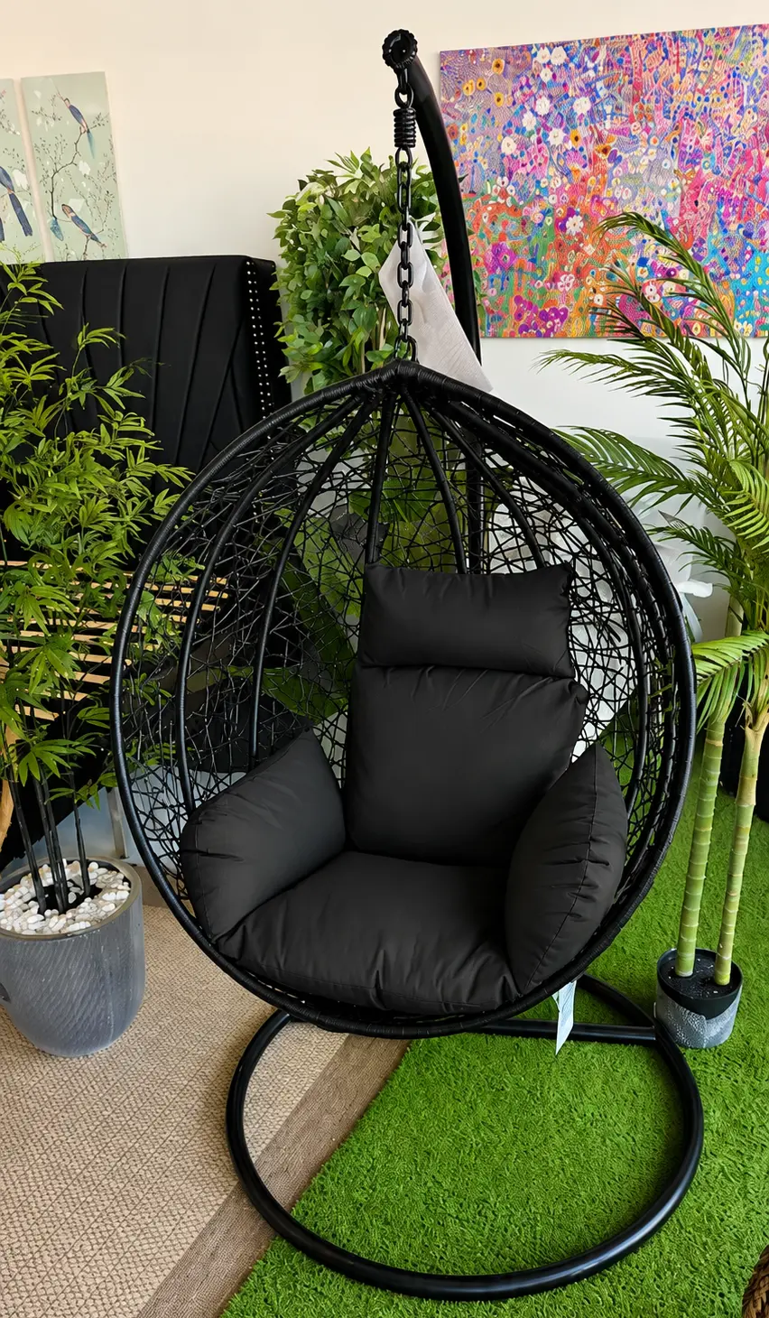 Egg wicker chair Perth Swing Chair