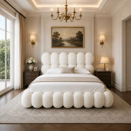 WHITE BOUCLE