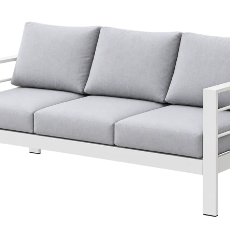 3 seater hamilton white