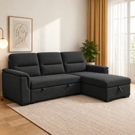 arlo sofa bed black