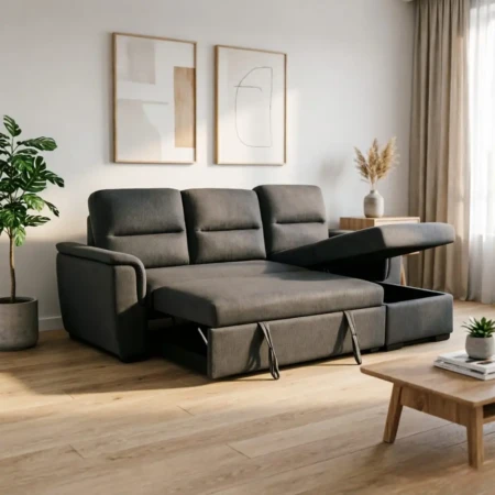 Arlo sofa bed Grey (3)