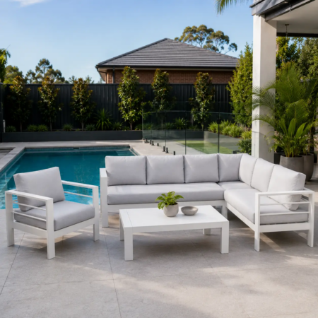 hamilton l shape and 1 seater
