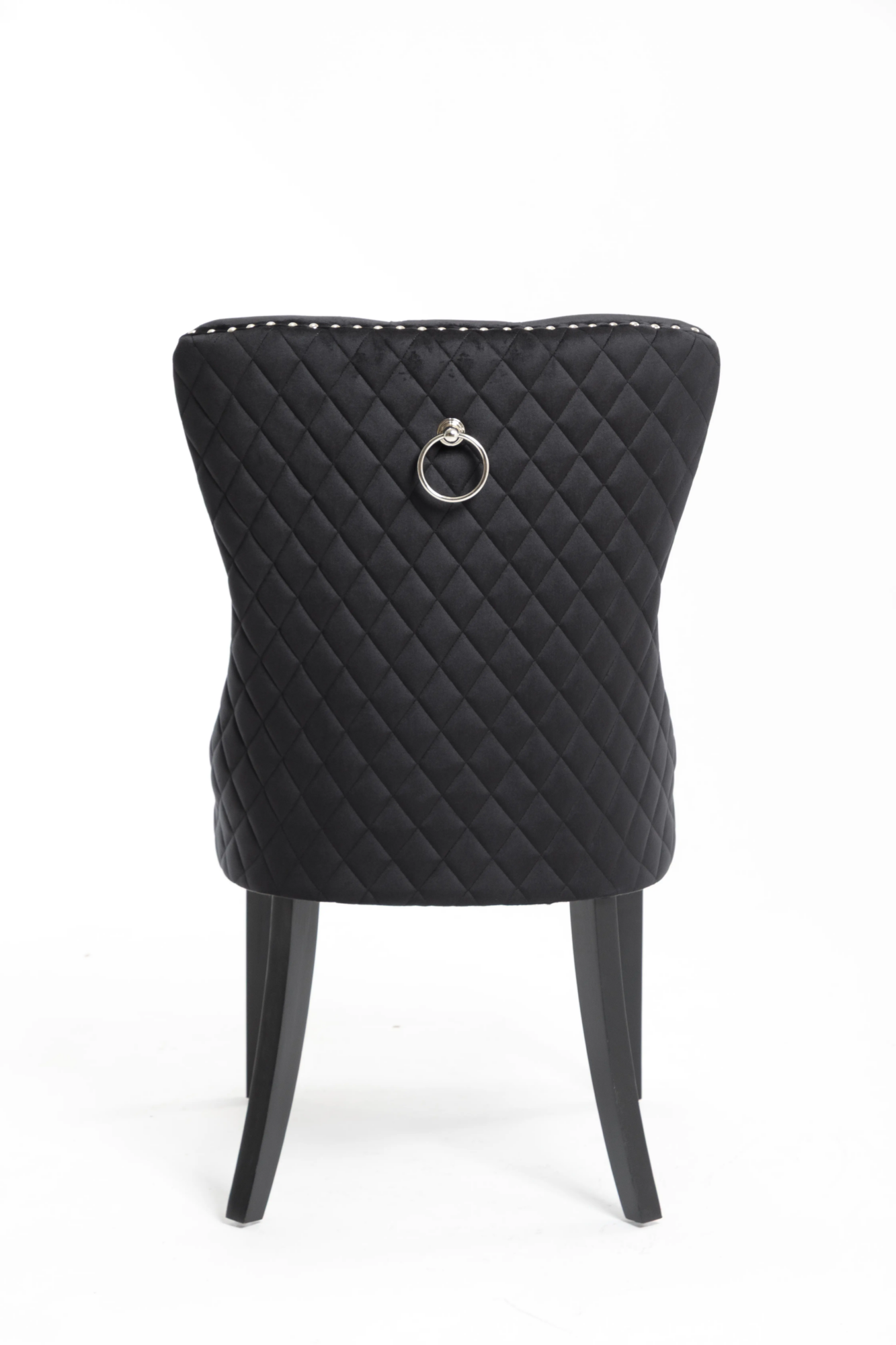 Black Dining Chair with Black Legs