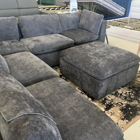Cozy Cloud Dark Grey Sofa with Deep Seating