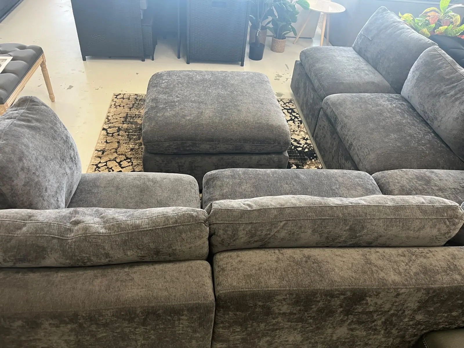Cozy Cloud Modular Corner Sofa Dark Grey