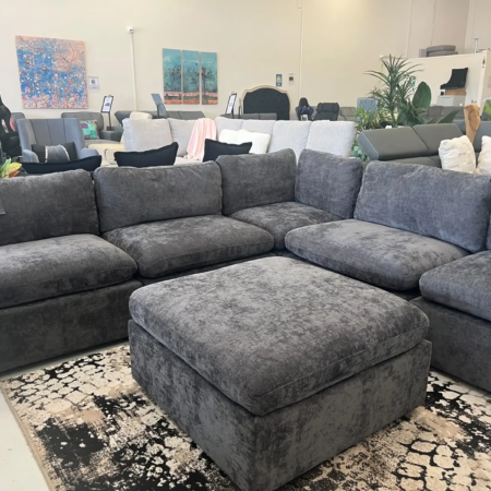 Cozy Cloud Modular Sofa in Dark Grey