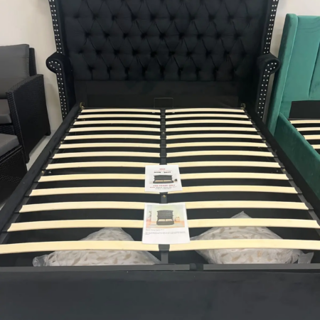 Georgia Black Gas Lift Storage Bed