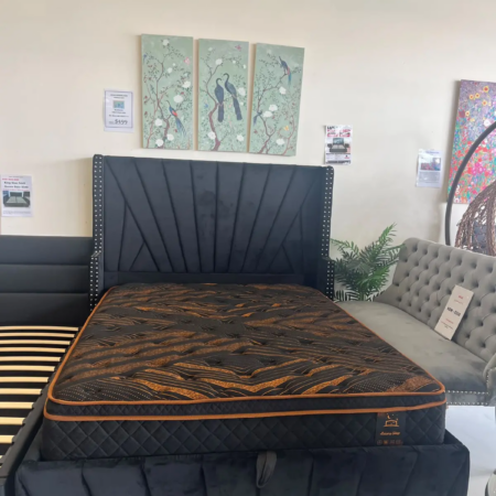 Luxe Velour Queen Size bed frame