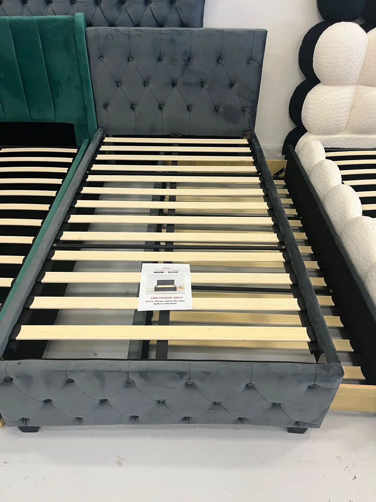 Trundle Grey Bed